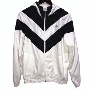Adidas || Zip-up windbreaker jacket
